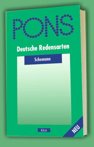 Stock image for PONS Schemann Deutsche Redensarten for sale by medimops