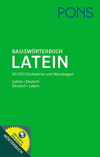 Beispielbild fr PONS Basiswrterbuch Latein: 40.000 Stichwrter und Wendungen. Latein - Deutsch / Deutsch - Latein. Mit Online-Wrterbuch zum Verkauf von medimops