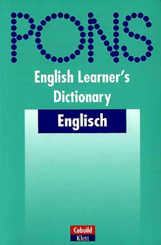 9783125179547: PONS Cobuild English Learner's Dictionary.