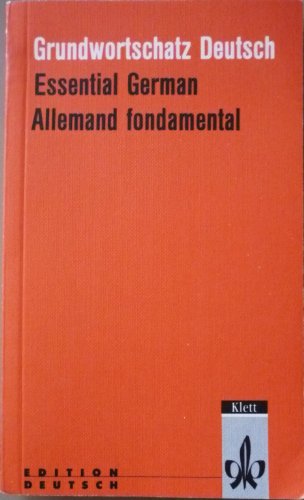 Stock image for Grundwortschatz Deutsch: Essential German / Allemand Fondamental (German and English Edition) Heinz Oehler for sale by Ocean Books