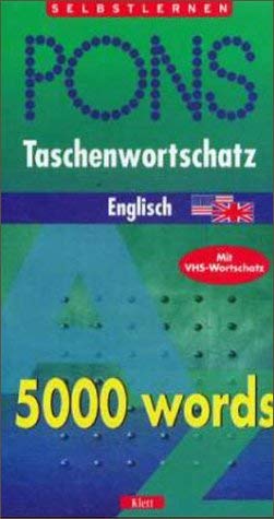 9783125196322: PONS Taschenwortschatz Englisch: Englisch-Deutsch /Deutsch-Englisch