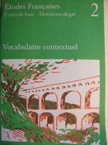 9783125202900: Etudes Francaises, Cours de base, Vocabulaire contextuel