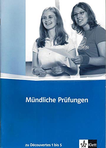Beispielbild fr Dcouvertes 1-5 - mndliche Prfungen: Cahier mit Multisession-CD, Kopiervorlagen DIN A 4 zum Verkauf von Studibuch