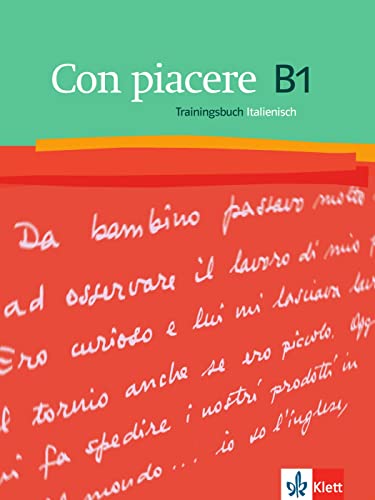 Beispielbild fr Con piacere / Trainingsbuch Italienisch B1 zum Verkauf von medimops