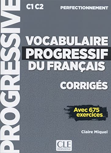 Beispielbild fr Vocabulaire progressif du franais: Niveau perfectionnement. Corrigs zum Verkauf von medimops