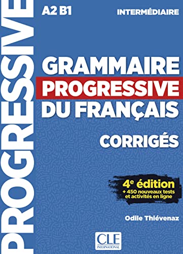 Imagen de archivo de Grammaire progressive du franais - Niveau intermdiaire. Corrigs -Language: german a la venta por GreatBookPrices