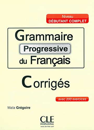 Stock image for Grammaire progressive du franais: Corrigs for sale by medimops