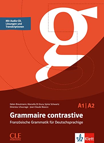 Stock image for Grammaire contrastive: Franz�sische Grammatik f�r Deutschsprachige. Buch mit Audio-CD, L�sungen und Transkriptionen (47 Seiten) for sale by Chiron Media