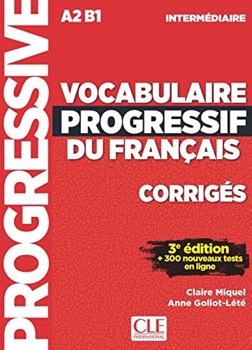 Beispielbild fr Vocabulaire progressif du franais. Niveau intermdiaire - 3me dition. Corrigs zum Verkauf von Blackwell's