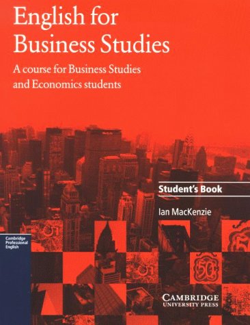 Beispielbild fr English for Business Studies. Students Book. zum Verkauf von medimops