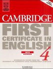 Beispielbild fr Cambridge First Certificate in English 4, Students Book with Answers zum Verkauf von medimops