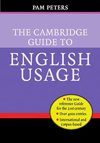 9783125331877: The Cambridge Guide to English Usage: Hardback