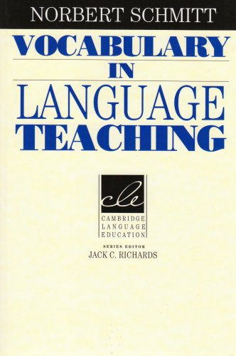 Imagen de archivo de Vocabulary in Language Teaching a la venta por medimops