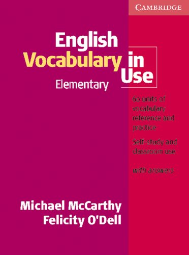 Imagen de archivo de English Vocabulary in Use, elementary, With Answers a la venta por medimops