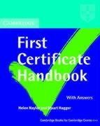 Beispielbild fr Cambridge First Certificate Handbook, Students Book with Answers zum Verkauf von medimops