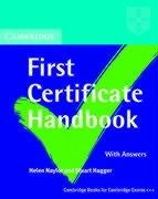 Stock image for Cambridge First Certificate Handbook, Students Book with Answers for sale by medimops