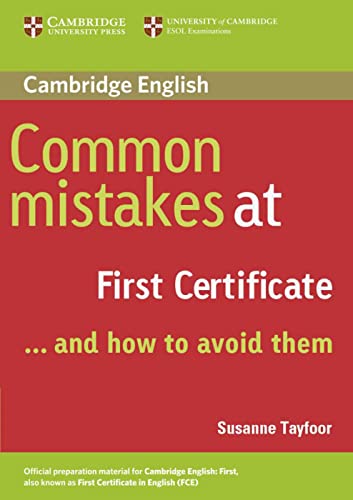 Stock image for Common Mistakes at First Certificate. Book: .and how to avoid them for sale by medimops