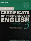 Beispielbild fr Cambridge Certificate of Profciency in English - New. Examination Papers from the University of Cambridge Examinations Syndicate: Cambridge . English 3. Student's Book with answers zum Verkauf von medimops