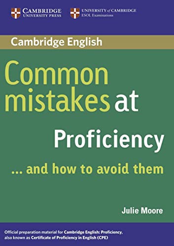 Beispielbild fr Common Mistakes at Proficiency. Book: . and how to avoid them zum Verkauf von medimops