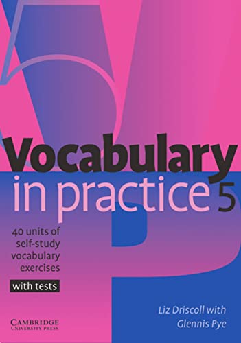 Beispielbild fr Vocabulary in Practice. 30 units of self-study vocabulary exercises. With tests zum Verkauf von medimops