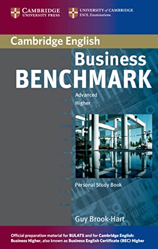 Beispielbild fr Business Benchmark. Personal Study Book: Advanced zum Verkauf von medimops