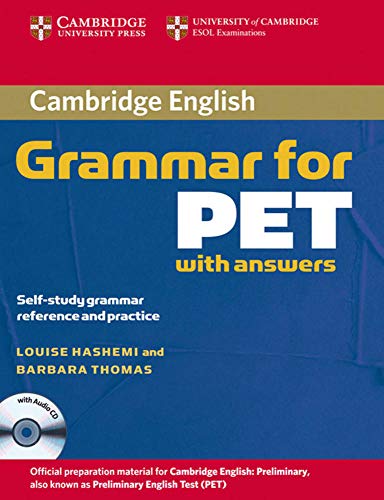 9783125343351: Cambridge Grammar for PET. Book with answers and Audio CD: Lower-Intermediate, Self-study grammar reference and practice