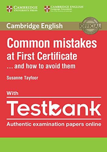 Stock image for Common Mistakes at First Certificate.and how to avoid them: Paperback with Testbank for sale by GF Books, Inc.
