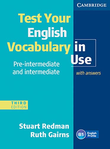 9783125348967: Test your English Vocabulary in Use - Pre-Intermediate and Intermediate. Edition with answers