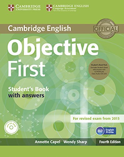 9783125350625: Objective First - Fourth Edition. Student's Book Pack (Student's Book with answers with CD-ROM and Class Audio CDs(2))