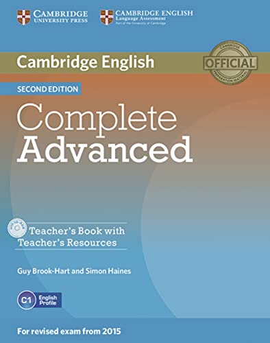 Imagen de archivo de Complete Advanced - Second edition. Teacher's Book with Teacher's Resources CD-ROM a la venta por Chiron Media