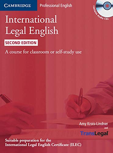 9783125351905: International Legal English. Student's Book + 3 Audio-CDs: A course for classroom or self-study use