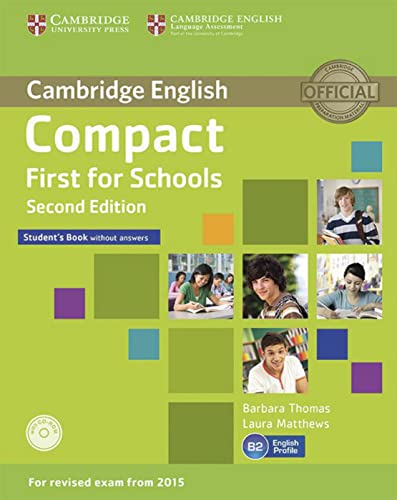 9783125351929: Compact First for Schools - Second edition. Student's Book without answers with CD-ROM