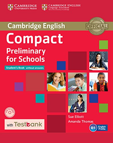 9783125353688: Testbank Compact Prel. f. Schools/Book without answers + CDR