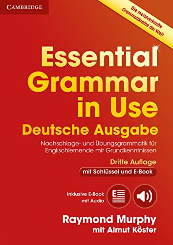 Beispielbild fr Essential Grammar in Use: German Third Edition . Book with answers and Interactive ebook zum Verkauf von medimops