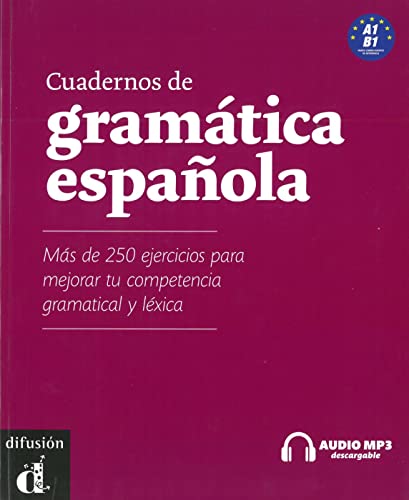 9783125355217: Cuadernos de gramtica espaola A1-B1: Ms de 250 ejercicios para mejorar tu competencia gramatical y lxica. Audio mp3: Ms de 250 ejercicios para ... gramatical y lxica mit Audio-CD/mp3