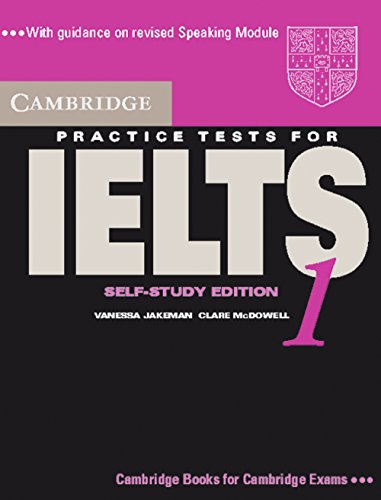 9783125377059: Cambridge Practice Tests for IELTS 1. Student's Book.