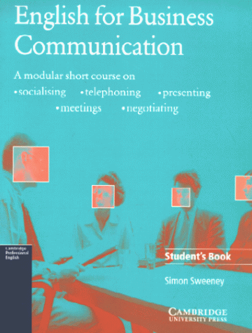 Beispielbild fr English for Business Communication, Student's Book zum Verkauf von medimops