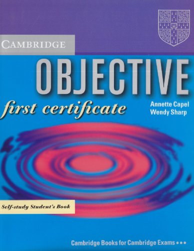 Objective First Certificate (9783125391079) by Capel, Annette