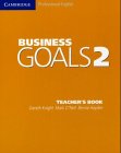 Beispielbild fr Business Goals 2. Lower-Intermediate: Teacher's Book zum Verkauf von medimops