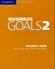 9783125391826: Business Goals, Teacher's Book