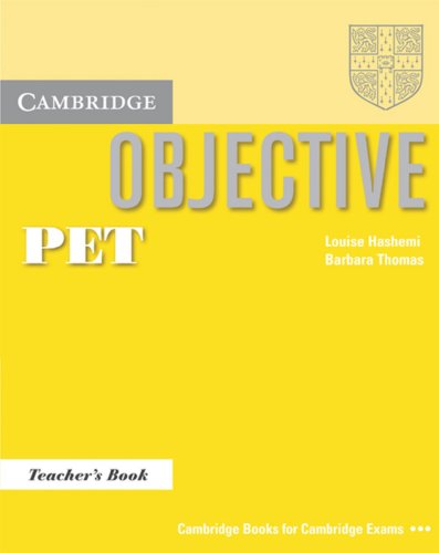 Beispielbild fr Objective PET. Lower intermediate: Objective PET : Teacher's Book zum Verkauf von medimops