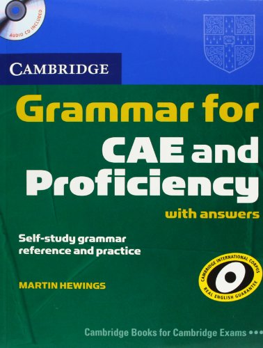 Cambridge Grammar for CAE and Proficiency: Book with answers and Audio-CD (9783125394995) by Hewings, Martin