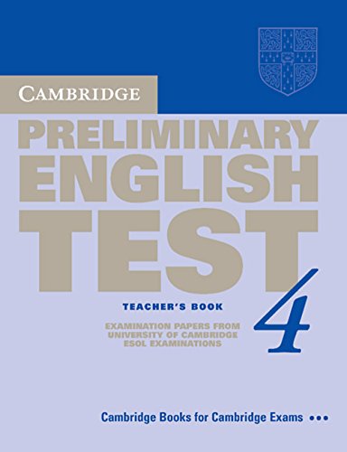 Imagen de archivo de Cambridge Preliminary English Test 4. Students Book: Examination papers from University of Cambridge ESOL Examinations: English for Speakers of Other Languages. For new specifications from March 2004 a la venta por medimops