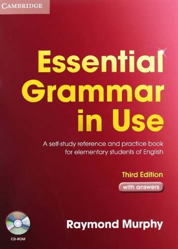 Imagen de archivo de Essential Grammar in Use 3rd Edition: Essential Grammar in Use. English Edition with answers and CD-ROM: A self-study reference and practice book for elementary students of English a la venta por medimops