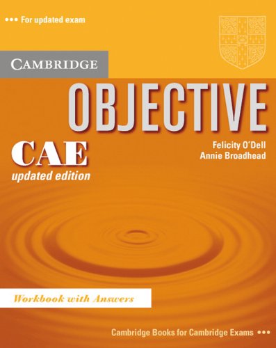 Beispielbild fr Objective CAE Updated Edition Workbook with Answer zum Verkauf von medimops