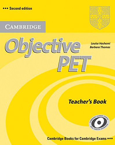 Beispielbild fr Objective PET: Teacher's Book zum Verkauf von medimops