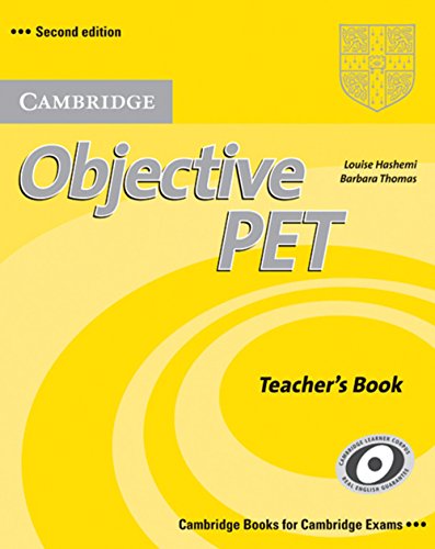 Stock image for Objective PET: Teacher's Book for sale by medimops