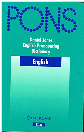 Imagen de archivo de PONS English Pronouncing Dictionary. a la venta por Ammareal
