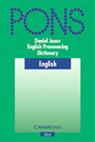 English Pronouncing Dictionary (16th Edition) (Klett Ponns Co-Edition) (9783125396838) by Daniel Jones; Peter Roach; Douglas Everett