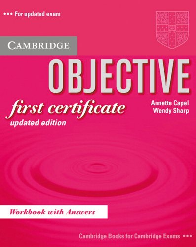 9783125397781: Objective first certificate updated edition: Workbook with answers. For updated exam from December 2008